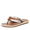 Tamaris Women's Mules Fabric Toe Separator with Buckle 1-27109-42, Cream