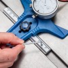 Rockler Table Saw Alignment Gauge - Precision Dial Indicator Table