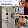 MECCANIXITY Oval Egg Shaped Spring Snap Keychain Clip, 33mm Metal