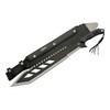 Sierra Zulu Trident Machete - Stainless Steel, 24.0 inches Overall,