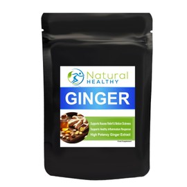 Ginger Root Extract 1000mg, 120 Tablets, Letterbox Friendly