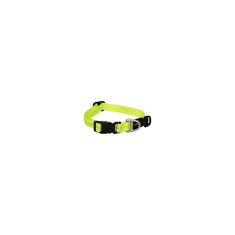 Rogz Utility Day Glo Collar Nitelife, Small