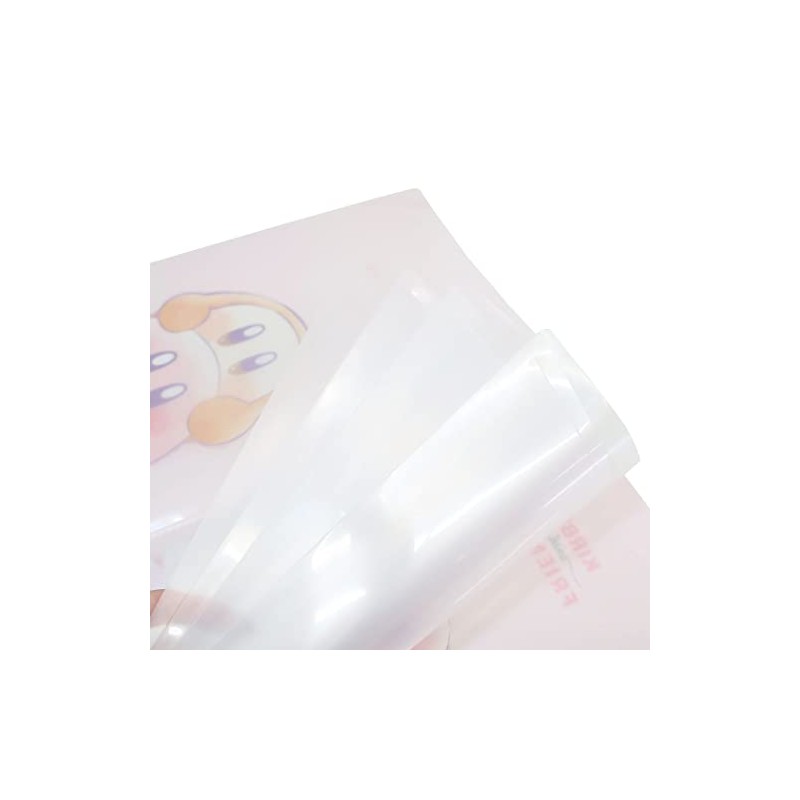 Kamiojapan Kirby Star Pocket File, 10 Pocket Clear File, A4/Popping
