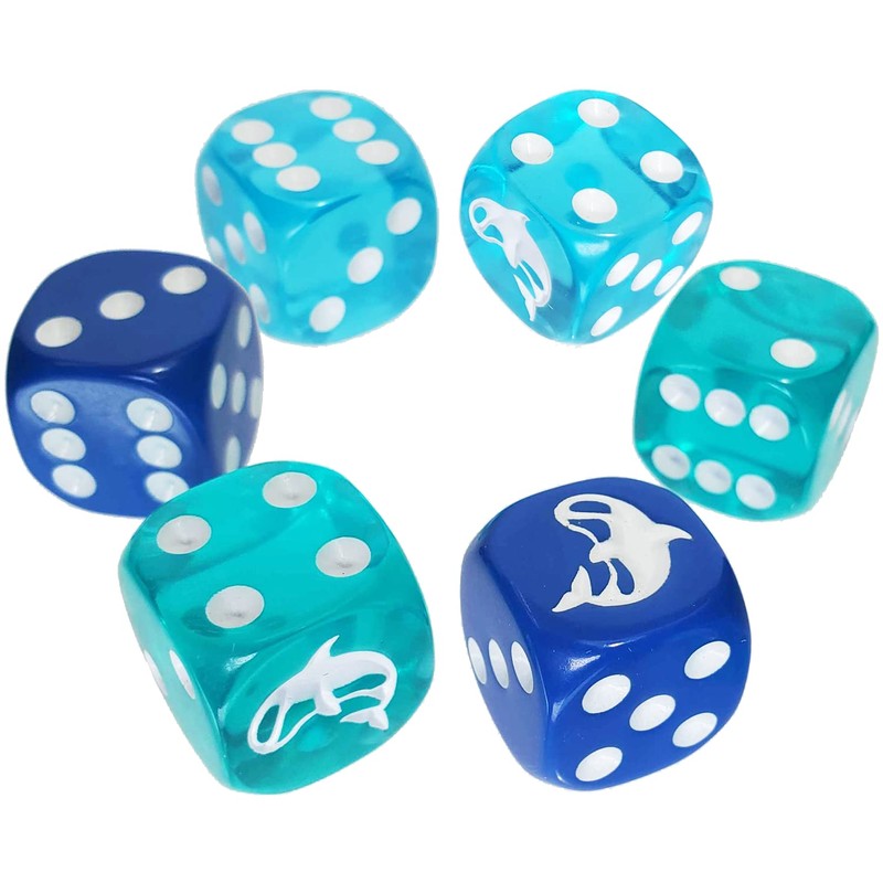 Steve Jackson Games Killer Whale d6 Dice Set