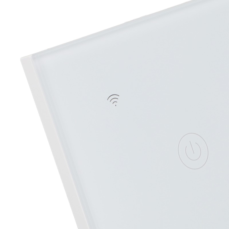 WiFi Smart Wall Light Switch Glass Panel Bluetooth Voice Control