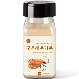 바른미각 구운새우가루, 60g, 1개 Barunmiyak Roasted Shrimp Powder, 60g, 1 piece
