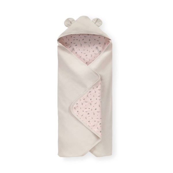 hauck Snuggle N Dream, Beige Bloom - Cotton Baby Blanket