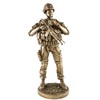 YTC Metal Tone Reporting Detail Fighting Soldier with Gun Statue