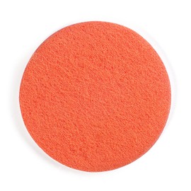 Wfix Velcro Sanding Fleece for Random Orbital Sander 150 mm P600-700 Fine - Orange | Pack of 10 | Sanding Sponge - Polishing Sponge 150 mm for Metal Including Stainless Steel, Stone, Wood, Plastic etc