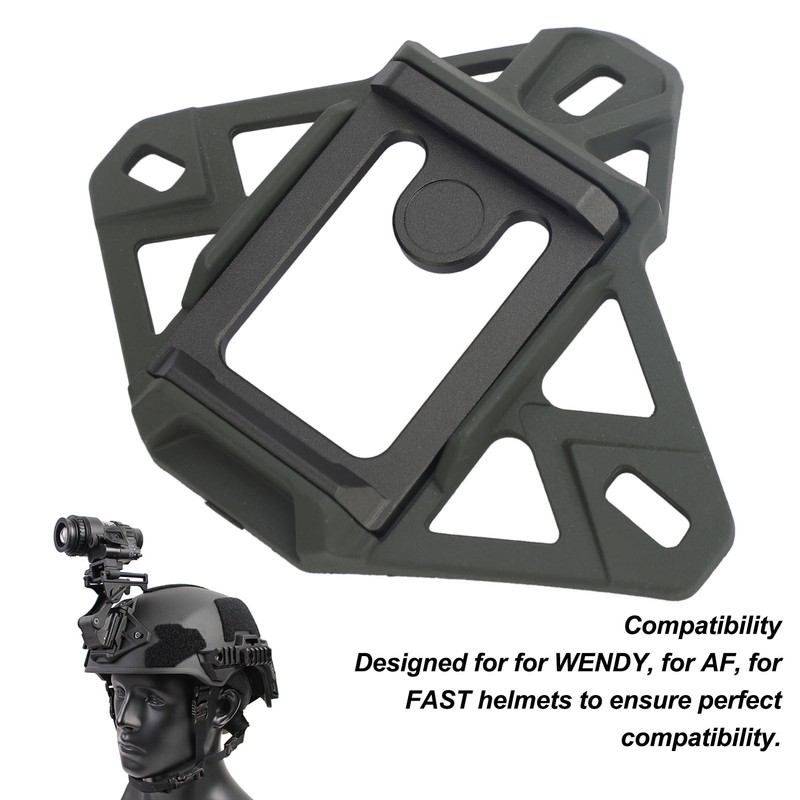 Helmet Shroud Aluminum Alloy Helmet NVG Mount Adapter for FAST