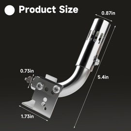 AIYOYOLIFE AIYOYOLIFE RV Water Heater Burner Tube Assembly Main Burner Parts Compatible With Dometic Atwood 6 and 10 Gallon GH6-7E GH6-8E G6A-6E G6A-7E G6A-8E GCH6A-7E Replace#: 91638 96206 92615 93221