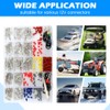 Kakalote 500Pcs Connector Pins Kit,1/1.5/1.8/2.2/2.8/3.5mm mm Pins Connector Kit Car