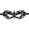 Lotsdonxia Elegant Black Lace Masquerade Mask Stylish Mystery and Glamour