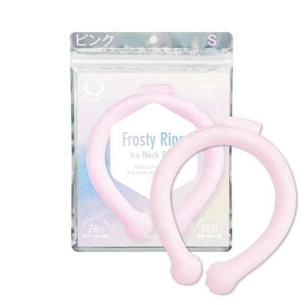 TOA NUTRISTICK FROSTY RING Aluminum Pack, Heat Protection, Cooling Goods, Summer Supplies, S, Pink
