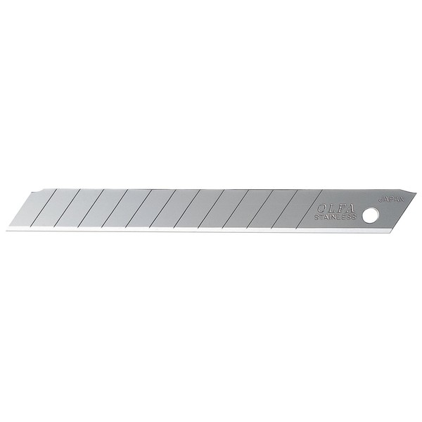 OLFA 9282 AB-50S 9mm Stainless Steel Snap-Off Blade, 50-Pack