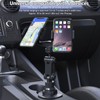 Dual Phone Holder for Car Cup Holder, 360 Degree Rotatable