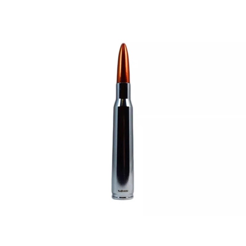 VMS RACING Chrome with Orange Tip Bullet Antenna for Toyota