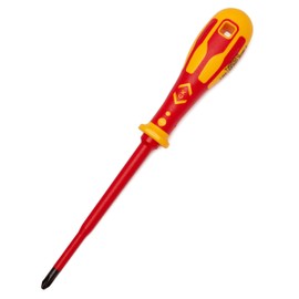C.K T49242 Dextro VDE Slim Screwdriver PH2, Multicolour
