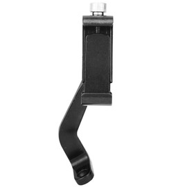 Universal Aluminium Alloy Rearview Mirror Mobile Phone Support Charging Bracket 360 Degree Rotation Navigation Stand for Motorbike Bikeblack