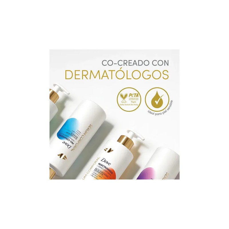 Dove Sérum Corporal Pro-Retinol Reafirmante, Recupera Elasticidad e Hidratación, 400