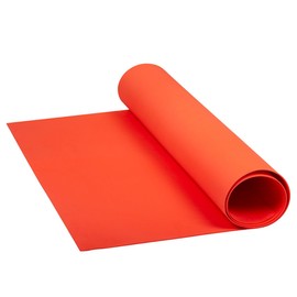 LotusFoam Large 3mm EVA Foam Sheet - 44"x 85" High Density Foam 130 kg/m3 for Cosplay, Costumes, Crafts, Flooring, Outdoor Use - 35 Colors (Orange)