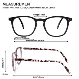 VIDEBLA Progressive Multifocus Reading Glasses Blue Light Blocking Women/Men,Computer Readers with Spring Hinge (2 Mix Color, 1.00)