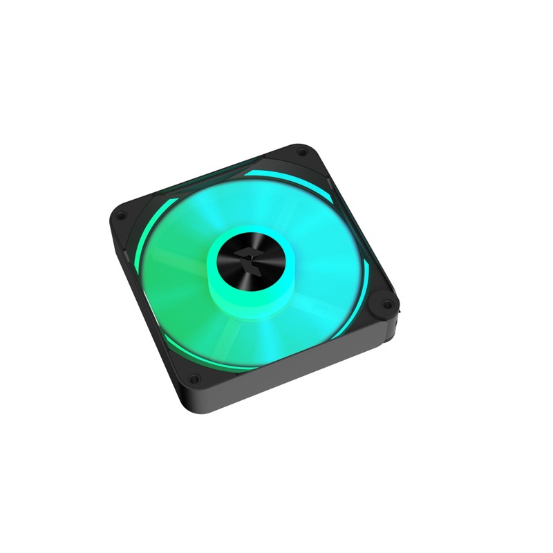APNX FP2 Black Performance ARGB Fan, 120mm, 30mm Frame Width,