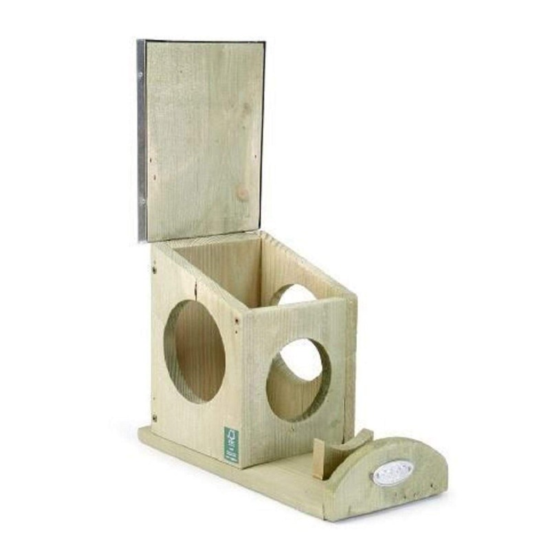 Squirrel Peanut Butter Feeder Holder Food House Garden Animals