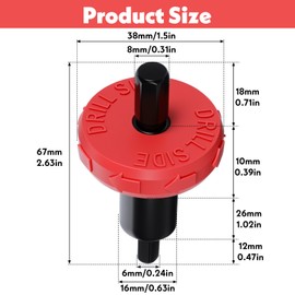 Neyauo Red Jump Start Electric Engine Drill Bit Adapter, Speed Start Bit, Small Engine Tools Compatible with Troy Bilt Trimmers, Snow Blowers, Lawn Mowers, Chainsaws and Other Handheld Equipment