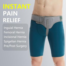HEERTEEAJ Hernia Belt I For Right and Left Side I Hernia Belt I Post-Operative Hernia Support Belt for Men | Adjustable Elasticity
