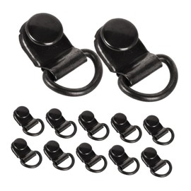 Beavorty 30Pcs Metal Boot Lace Hooks Eyelet Repair Kit Durable Shoe Buckle Hooks with Rivets for Hiking Climbing and DIY Crafts Enhanced Support and Stability for Outdoor Footwear