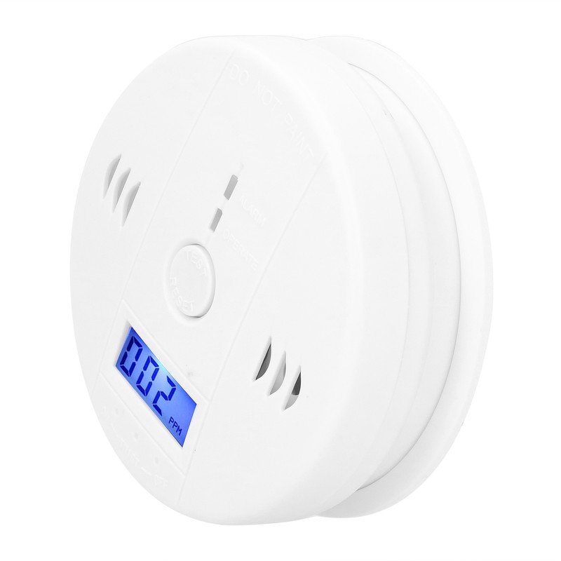 Carbon Monoxide Detector Alarm with LCD Display Soot Home Gas