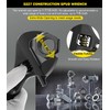 3227 Extra Wide Adjustable Wrench, Spud Wrench with Tether Hole
