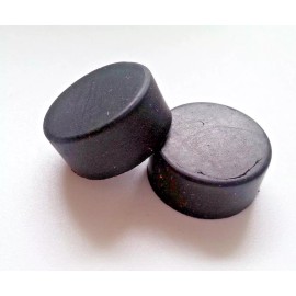 Jurassic Classic Auto Parts 2x Caddy Black Rubber Hood Bumper Support Lid Fits Adjusting Screw Bolt 7/8" NOS