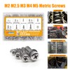 weideer 500Pcs Nut and Bolt Assortment Kit,M2 M2.5 M3 M4