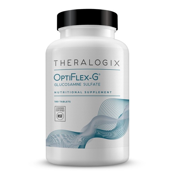 Theralogix OptiFlex-G Glucosamine Sulfate - 90-Day Supply - Joint Support Supplement - Supports Joint Health for Men & Women - High-Absorption Glucosamine Joint Supplement - NSF Certified - 180 Tablet