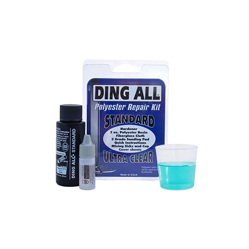 Ding All Polyester Repair Kit for Surfboard Dings - 2