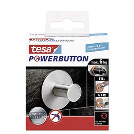 Tesa Powerbutton 59330-00000-00 Wall Hook Classic Round