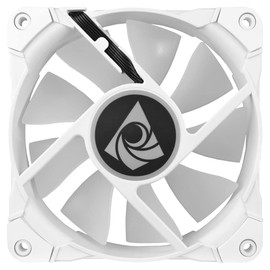 MUNFROST Ventilador Sunflower Blanco 120MM ARGB Compatible con Aura Sync (Necesita Controlador)