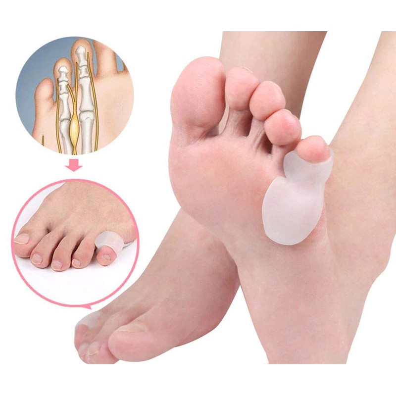 PEDIMEND Pinky Toe Cushion Splint (2PAIR - 4PCS) (Smooth &