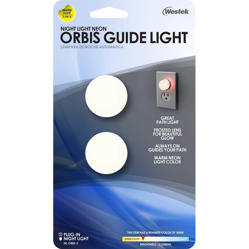 Westek NL-Orbs-2 Nite & Specialty Lites, White