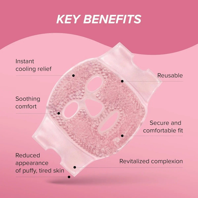 Skin Gym Cryochill - Máscara Facial Con Cuentas De Hielo,