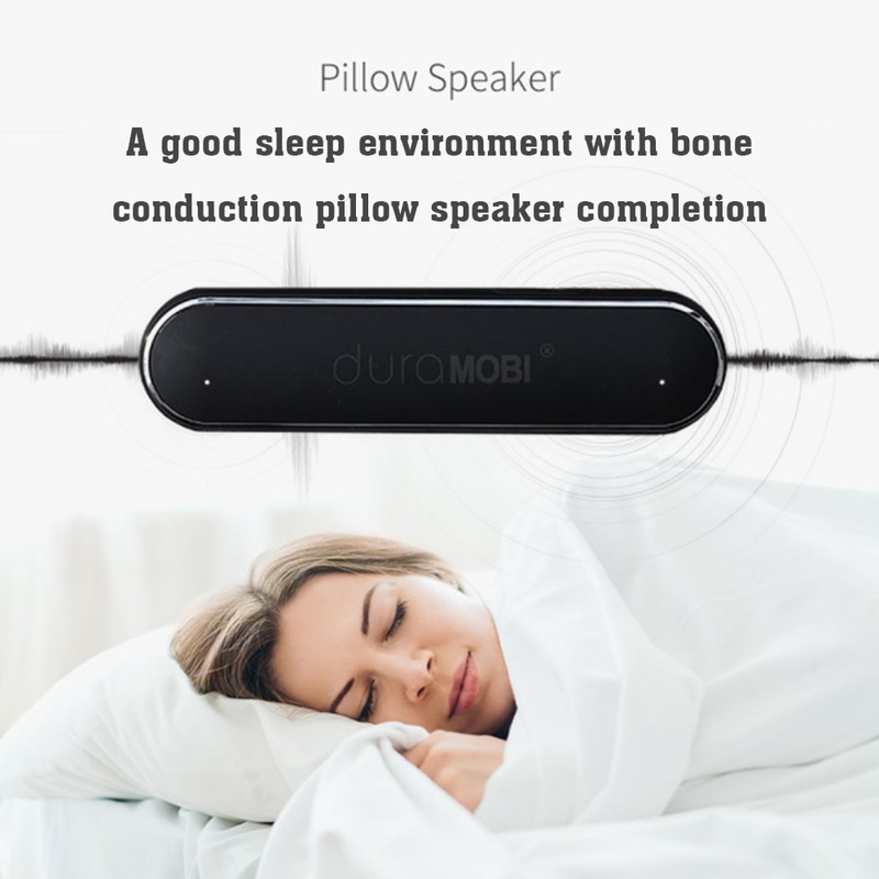 dura MOBI Pillow Speaker Sleeping Bone Conduction BT5.0 Timer T-Flash