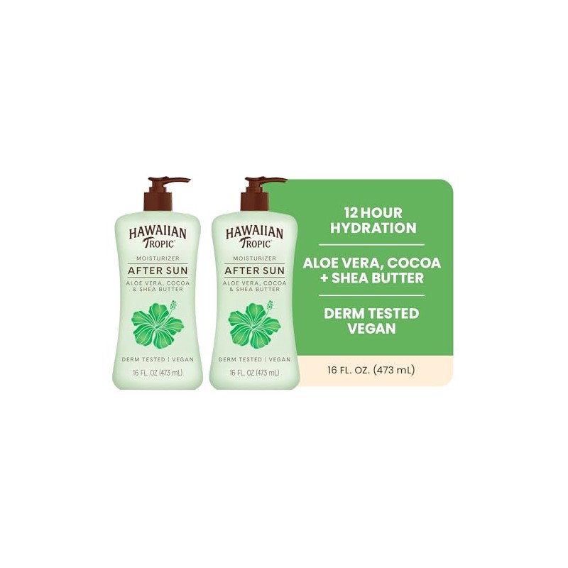 Hawaiian Tropic Lime Coolada Body Lotion and Daily Moisturizer After