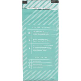 Cold Brew Lab Organic Coarse Ground Coffee, 1 LB Bag, Dark Roast Colombian Supremo