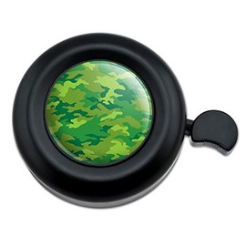 GRAPHICS & MORE Camouflage Print Green Bicycle Handlebar Bike Bell