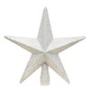 Silver 20cm Shatterproof Tree Top Star Premier Christmas Tree Decoration