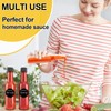 GMISUN Hot Sauce Bottles 5 oz, 24 Pack Vanilla Extract