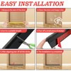Door Sweep for Bottom of Door,Integrated Under Door Draft Stopper