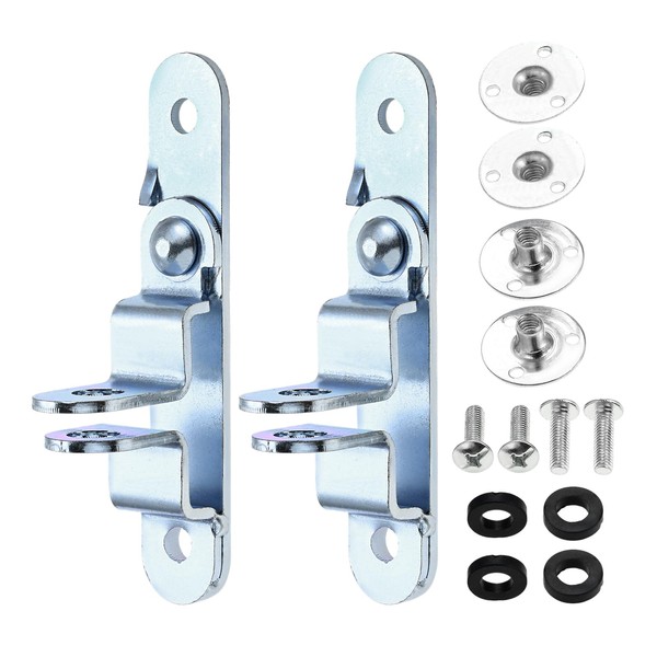 Mtsooning 2PCS Cargo Trailer Door Hasps, Enclosed Trailer Door Latch,